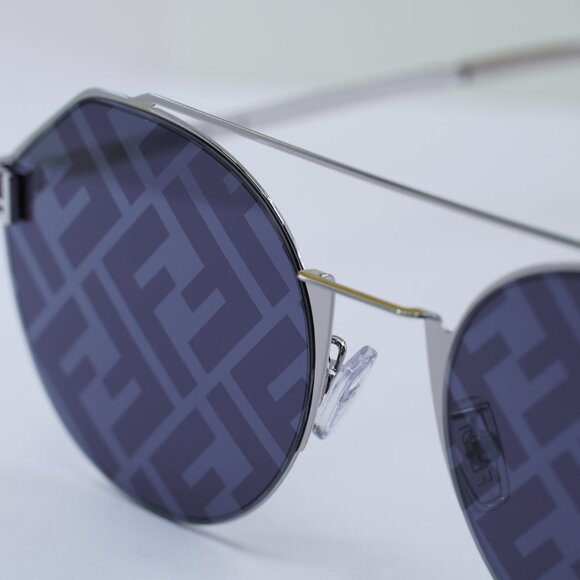 Final Price! Fendi FE40060U 16X Silver/Blue Sunglasses - Picture 6 of 12